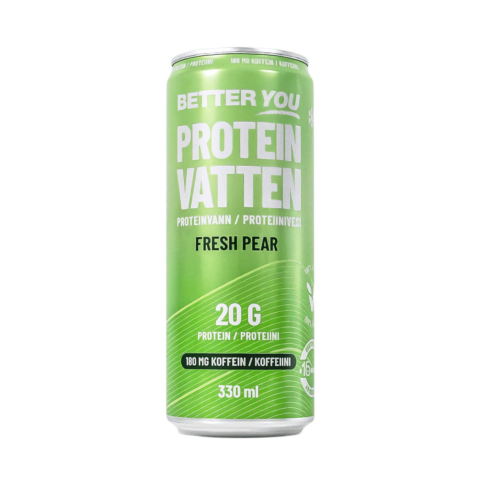 Better You Proteinvatten Fresh Pear Koffein 180 mg 330 ml