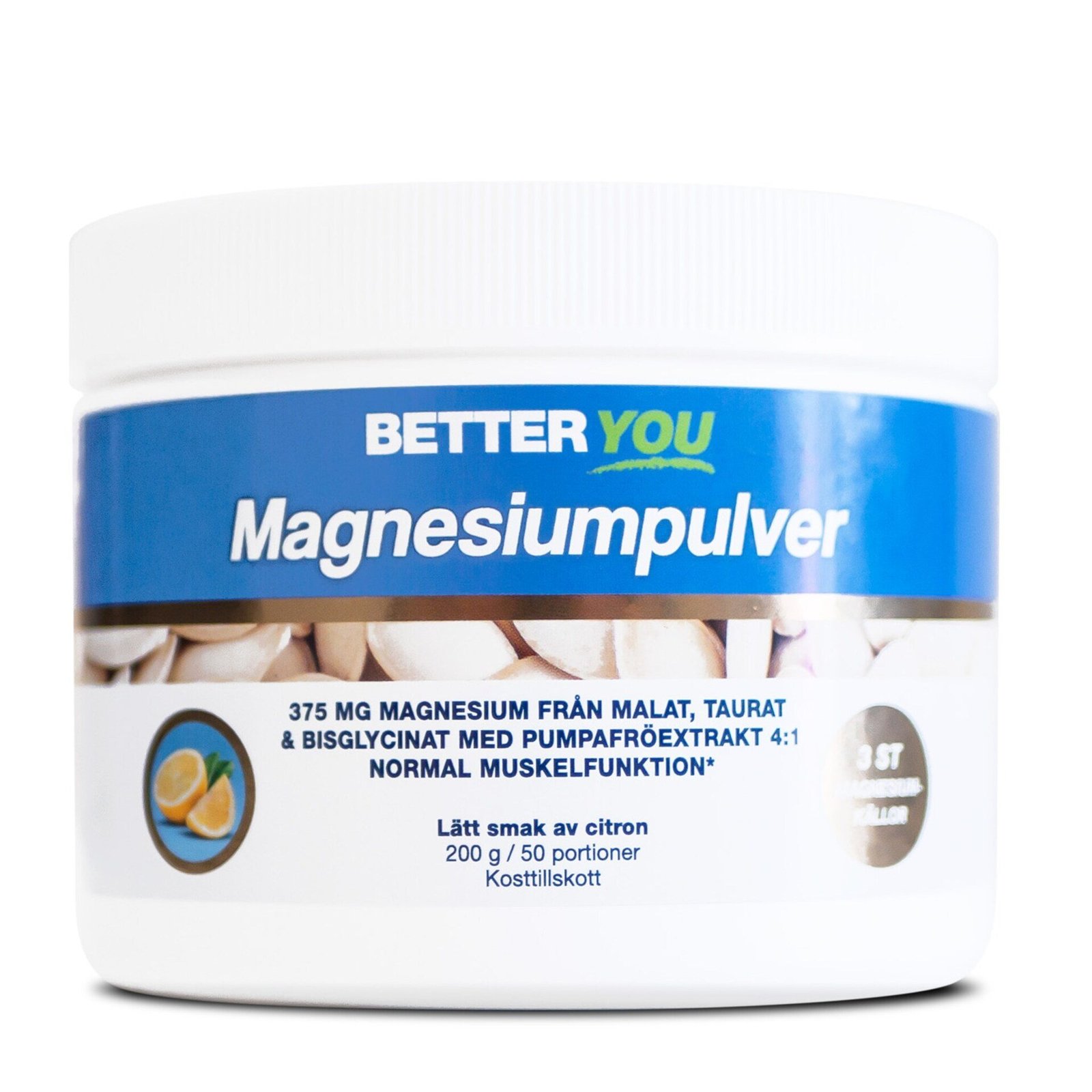 Better You Magnesiumpulver Citron 200g
