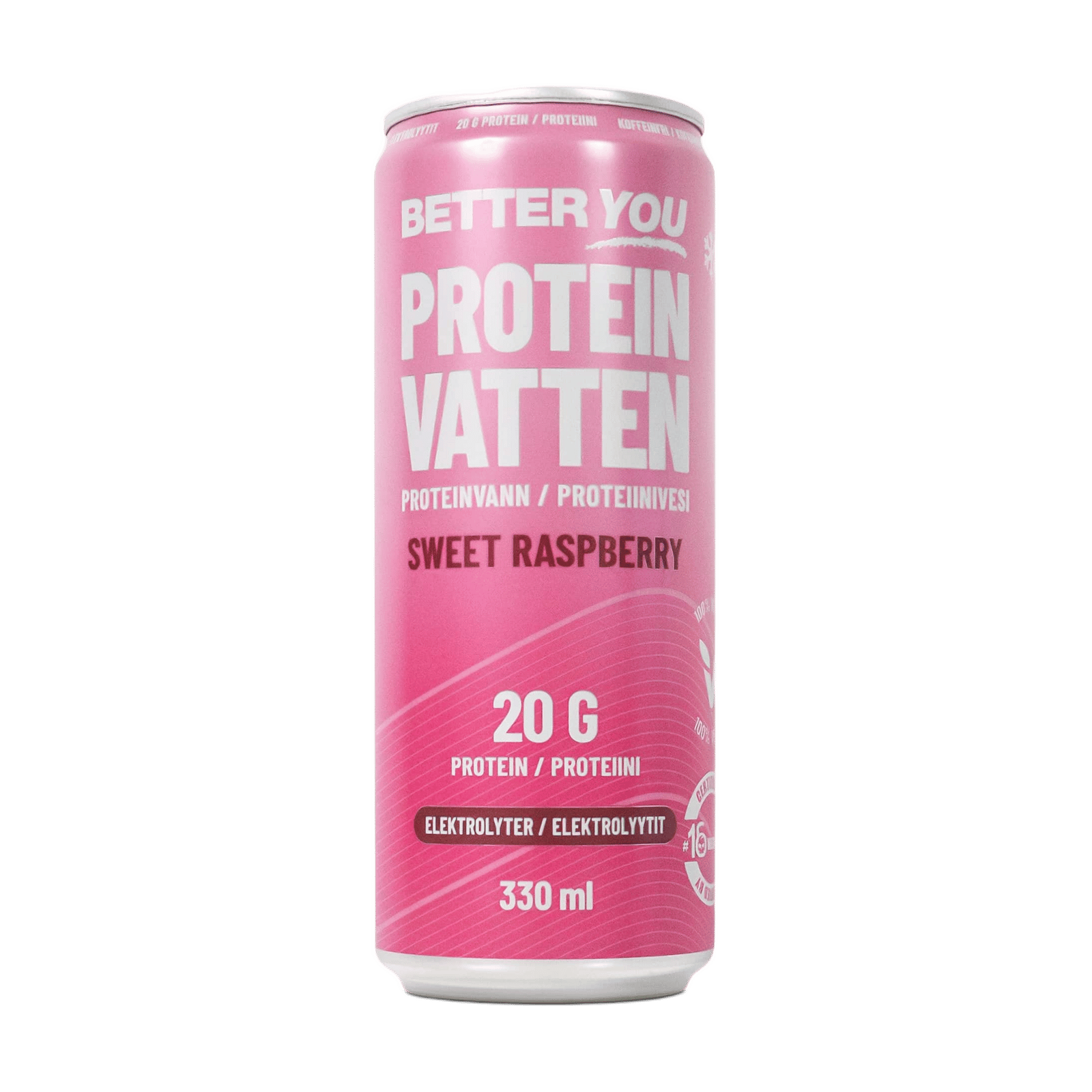 Better You Proteinvatten Sweet Raspberry Elektrolyter 330 ml