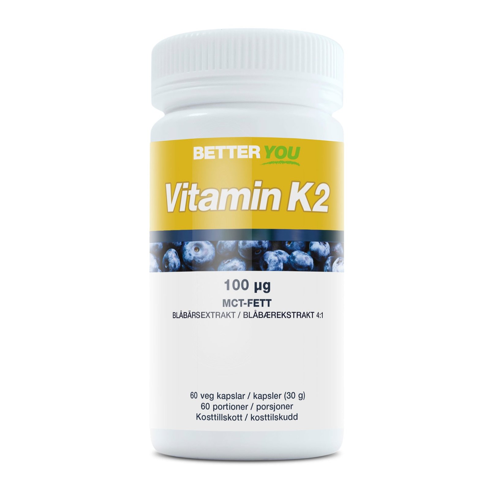 Better You Vitamin K2 100 µg 90 kapslar