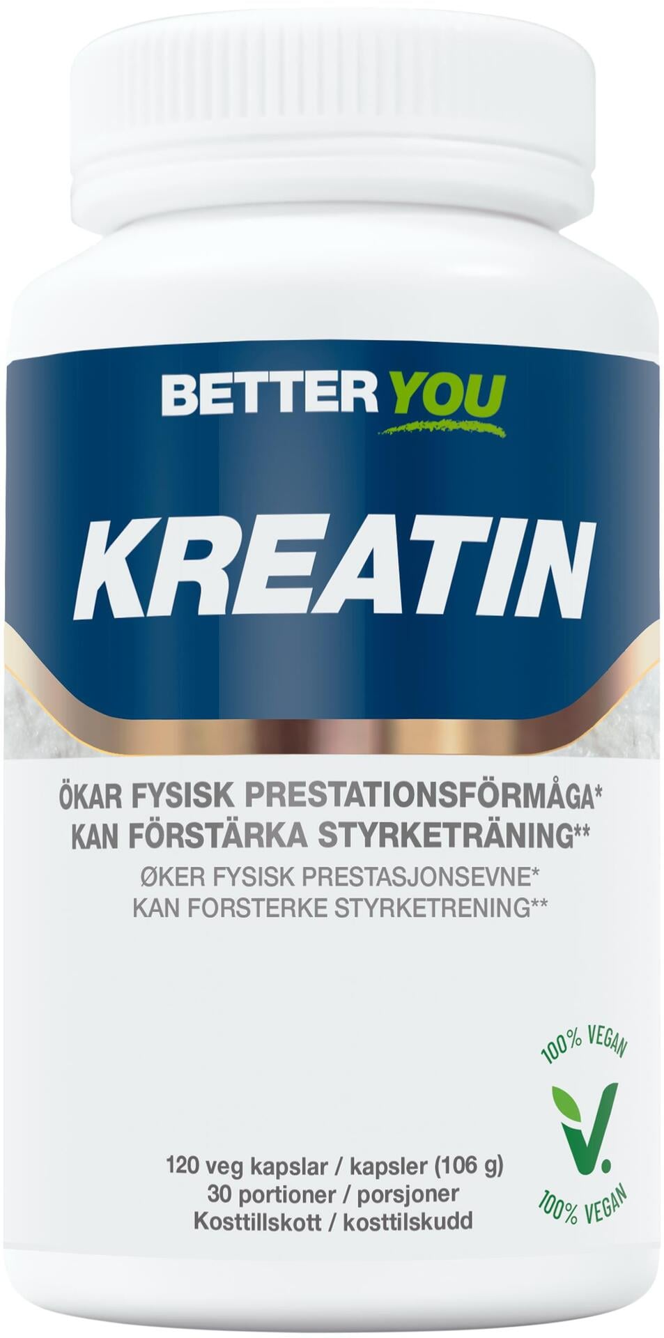 Better You Kreatinkapslar 120 kapslar