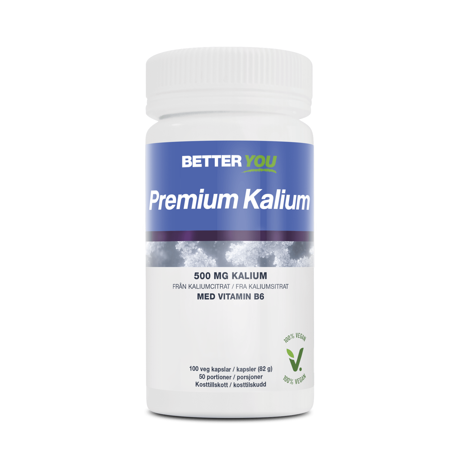 Better You Premium Kalium 500 mg 100 kapslar