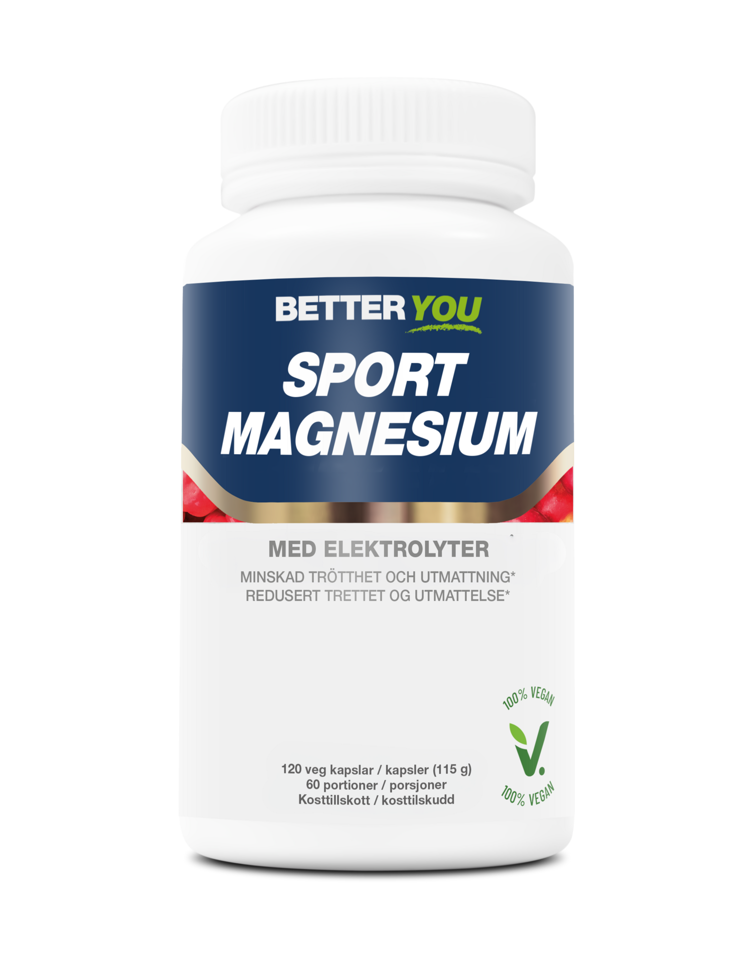 Better You Sportmagnesium 120 kapslar