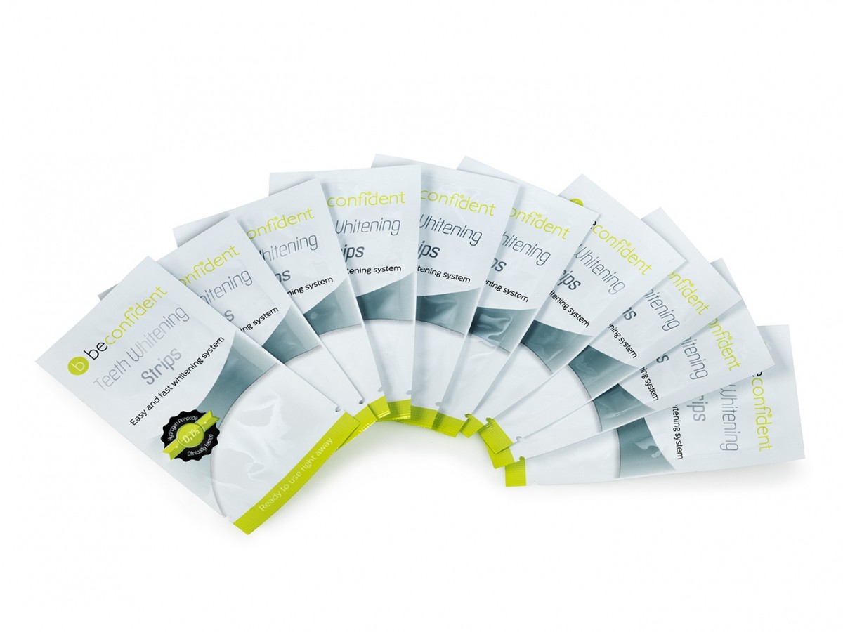 Beconfident Teeth Whitening X3 Strips 10 par