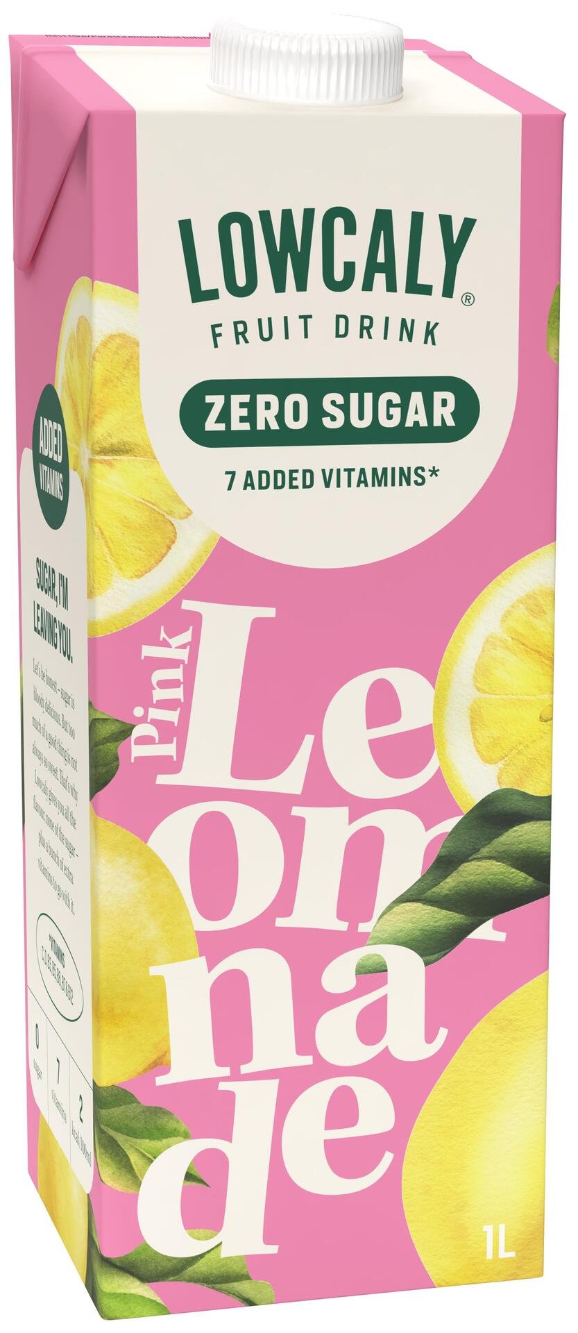 Lowcaly Pink Lemonade 1000 ml
