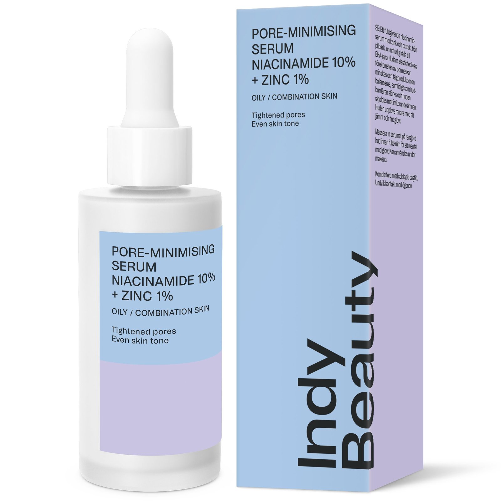 Indy Beauty Pore-Minimising Serum Niacinamide 10% & Zinc 1% 30ml
