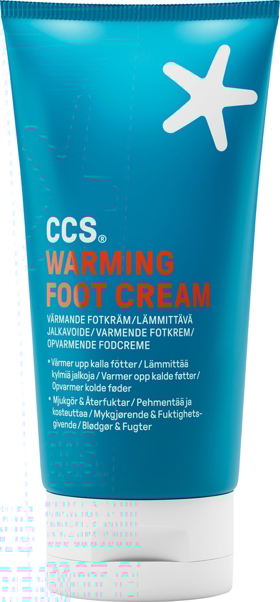 CCS Warming Foot Cream Värmande & Mjukgörande Fotkräm för Kalla Fötter 150 ml