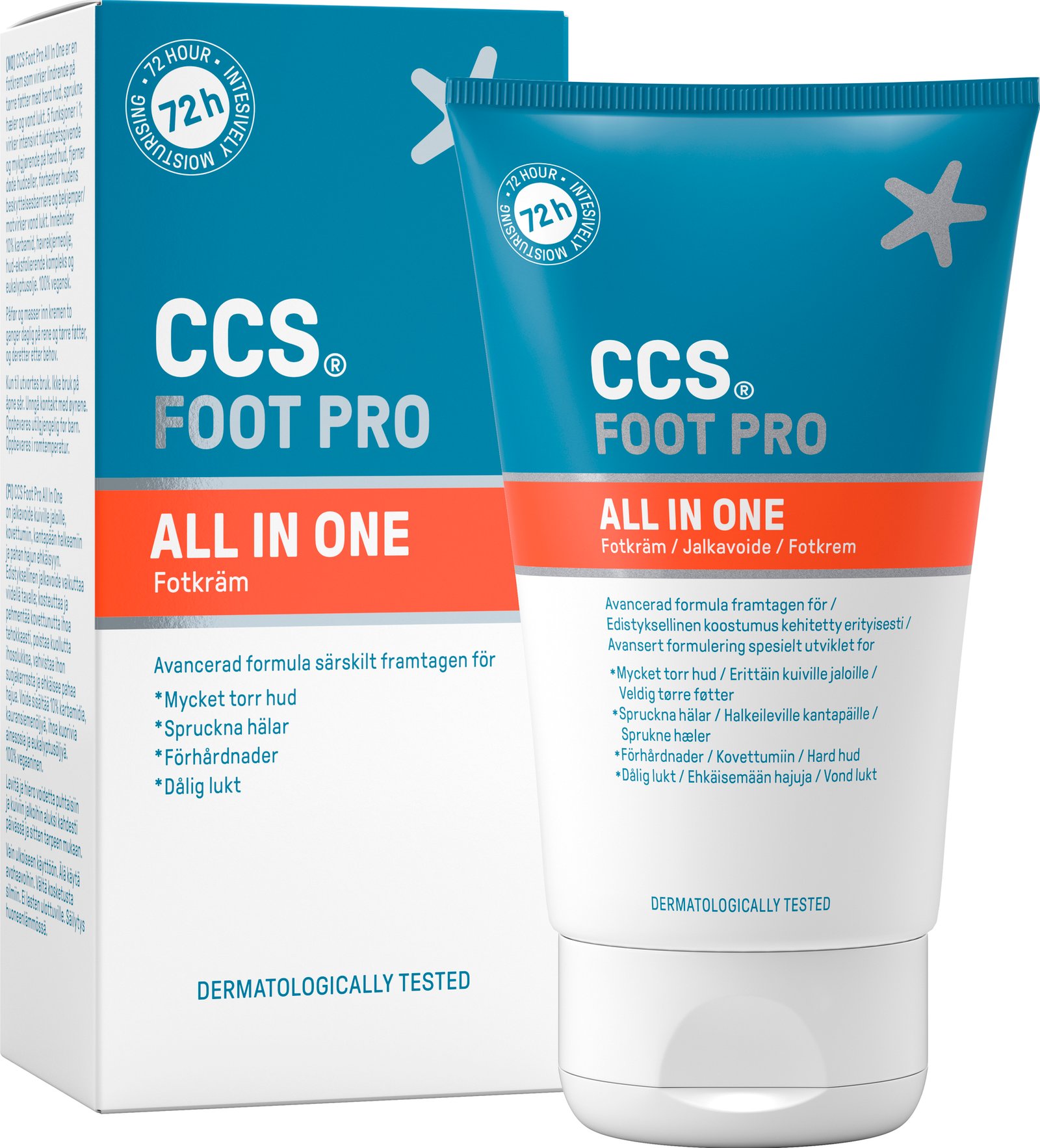 CCS Foot Pro All In One 5-i-1 Fotkräm 100 ml