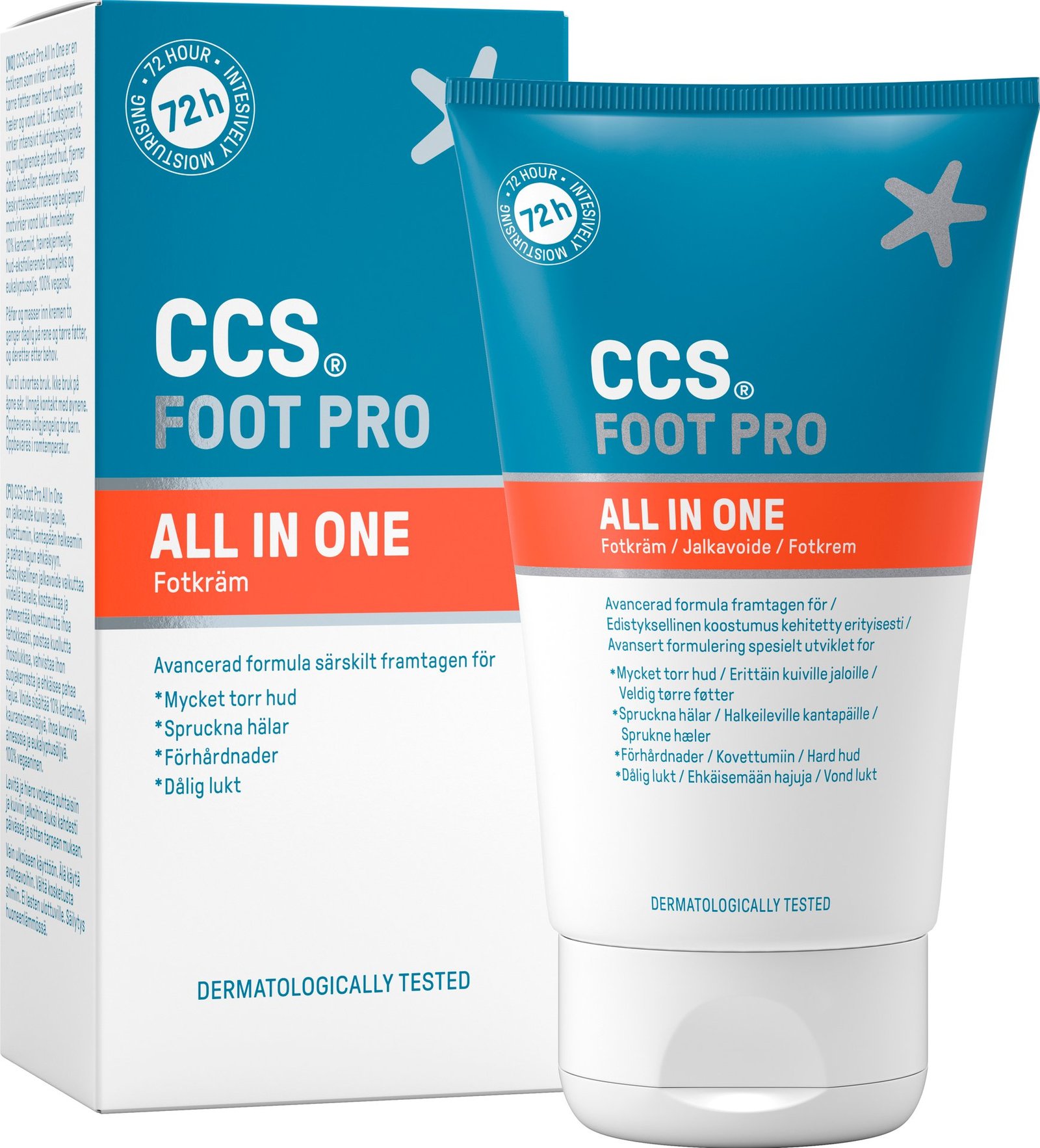 CCS Foot Pro All In One 5-i-1 Fotkräm 100 ml