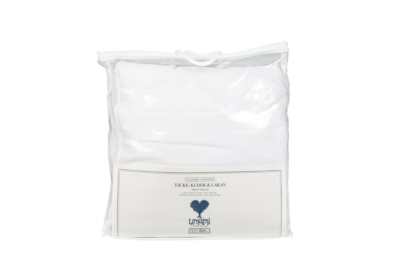 Umami Bäddset Classic Cotton Set Vagn/Vagga
