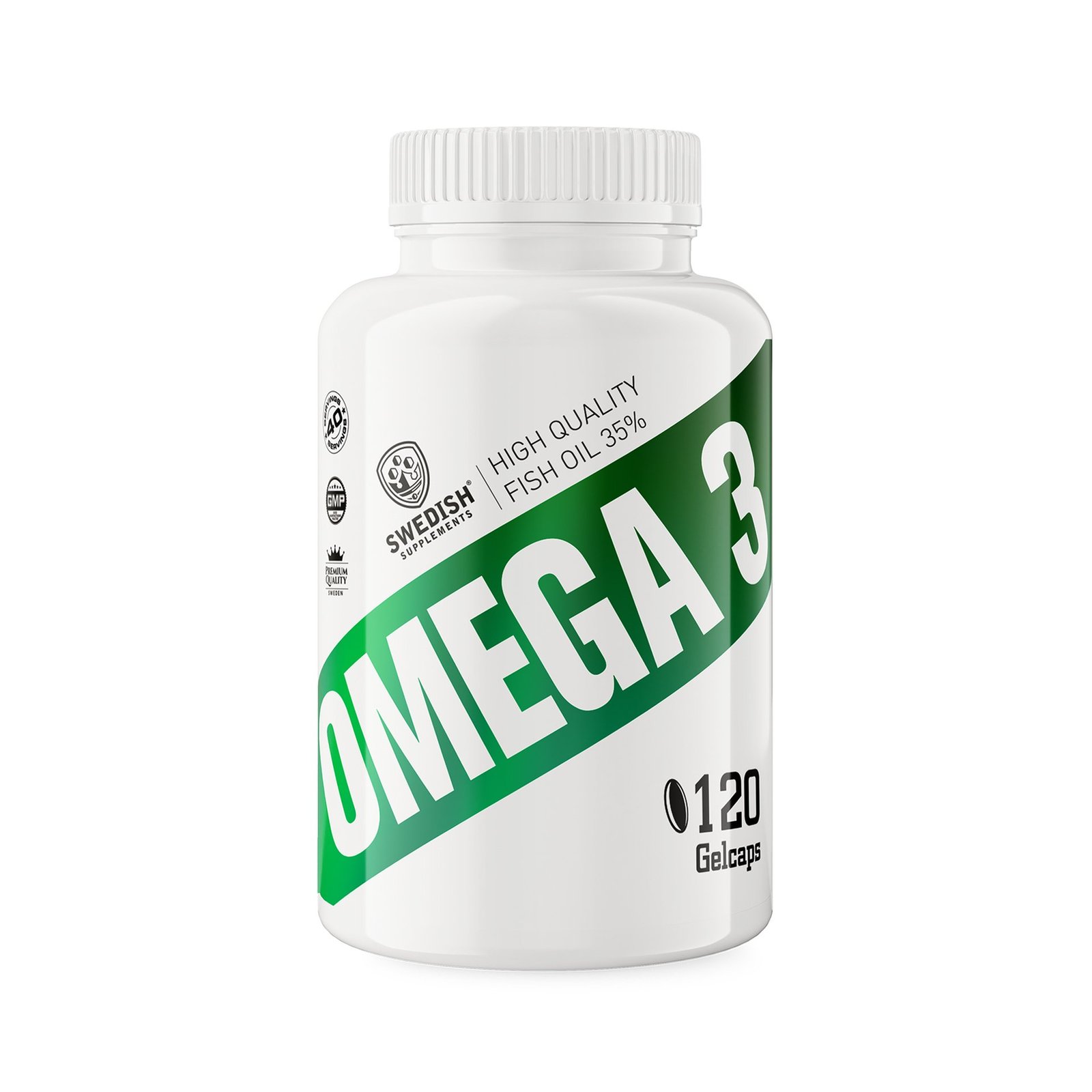 Swedish Supplements Omega3 120 kapslar