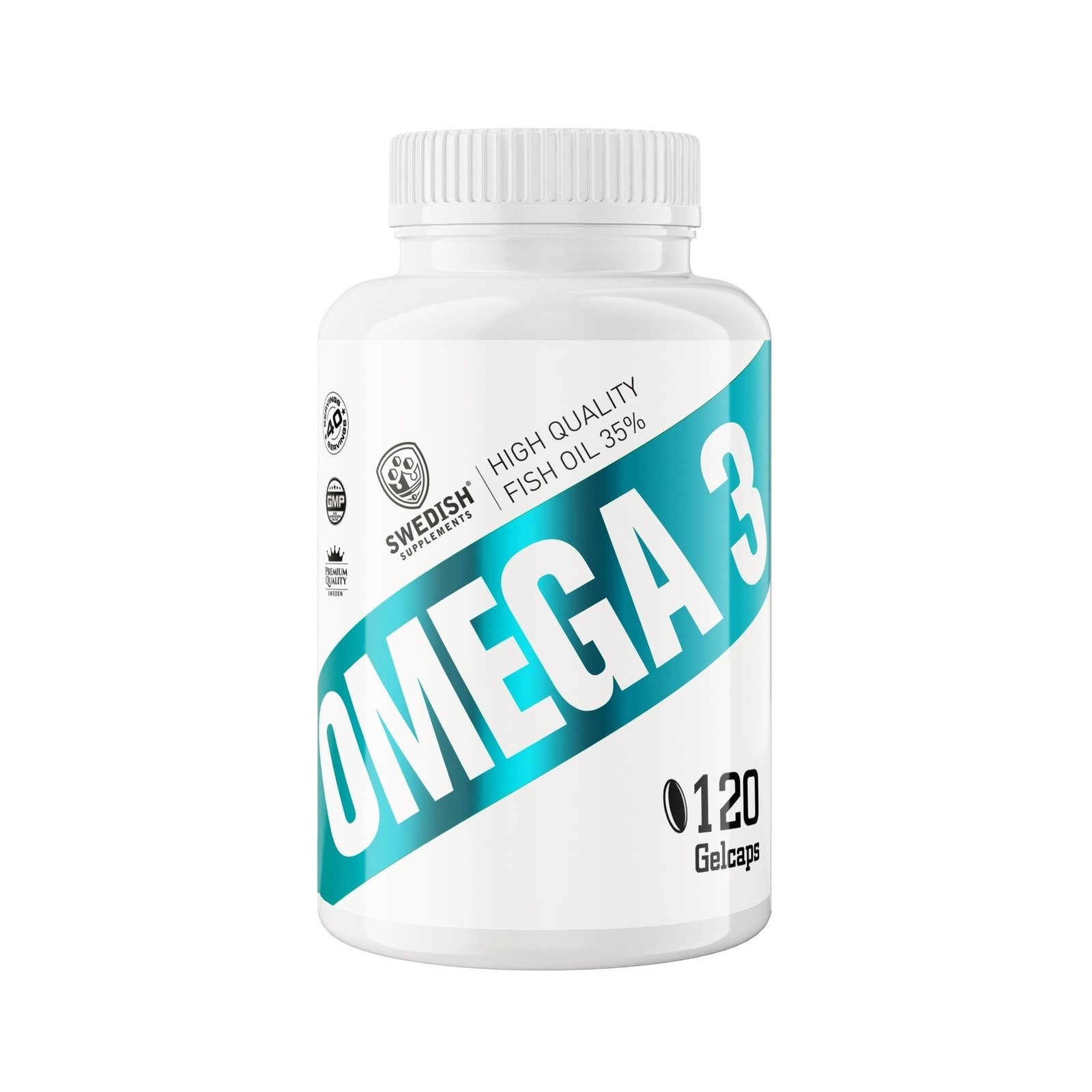 Swedish Supplements Omega3 120 kapslar
