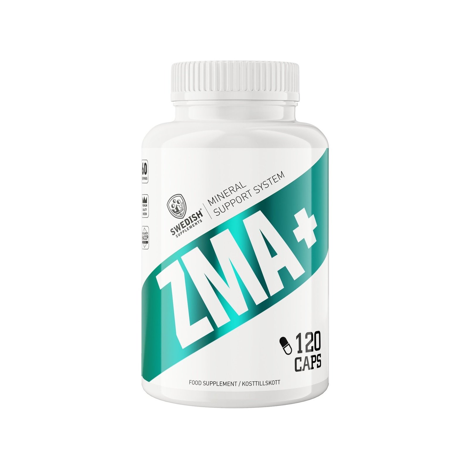 Swedish Supplements ZMA+ 120 kapslar