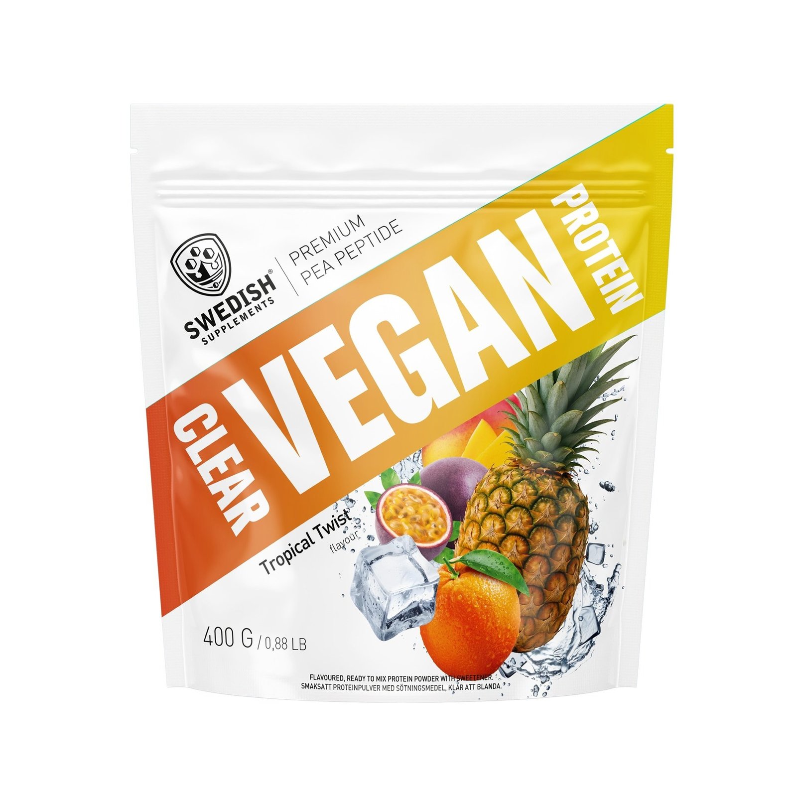 Swedish Supplements Clear Vegan Protein Tropical Twist 400 g