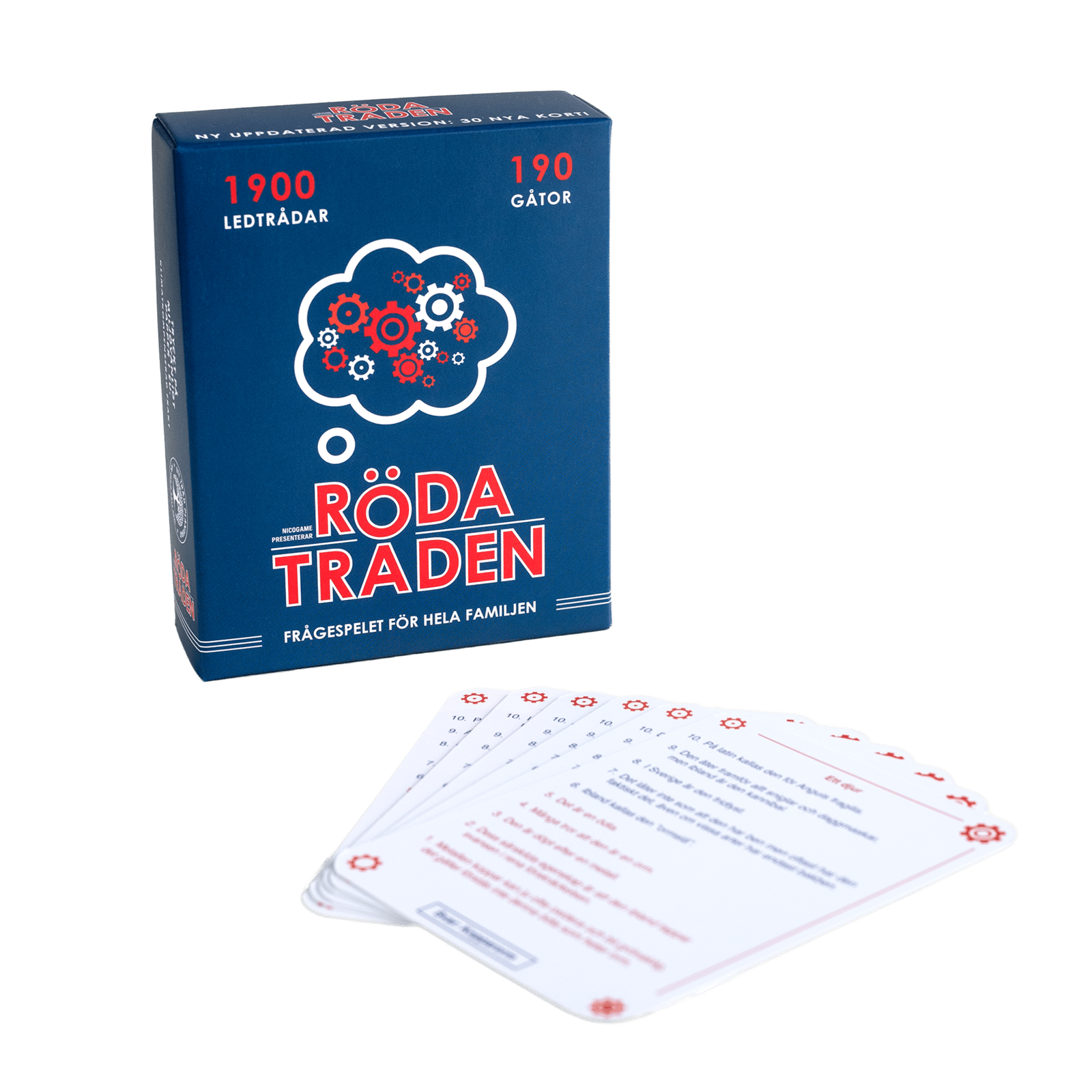 Nicotext Frågespel Röda Tråden