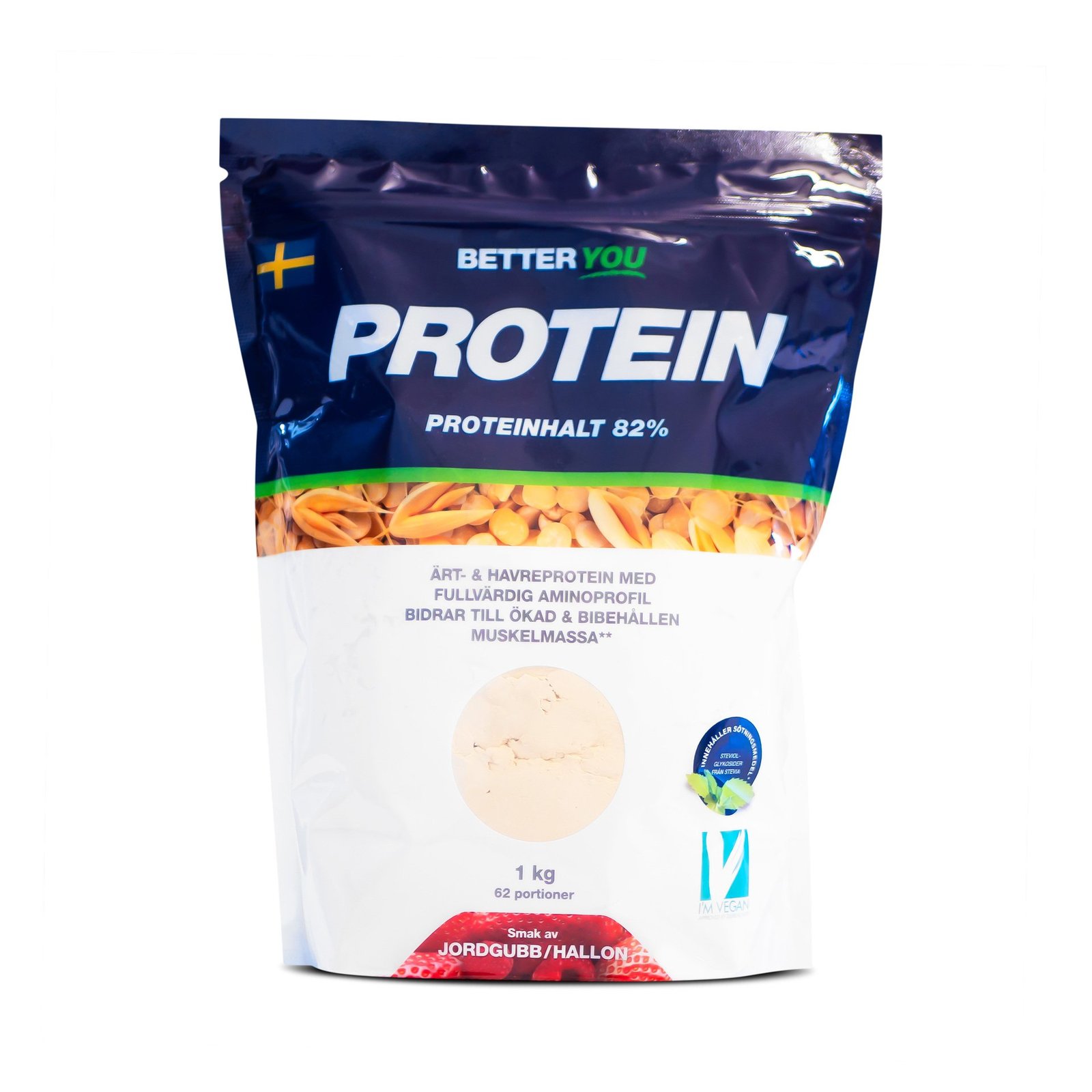 Better You Ärt- & Havreprotein Jordgubb/Hallon 1 kg