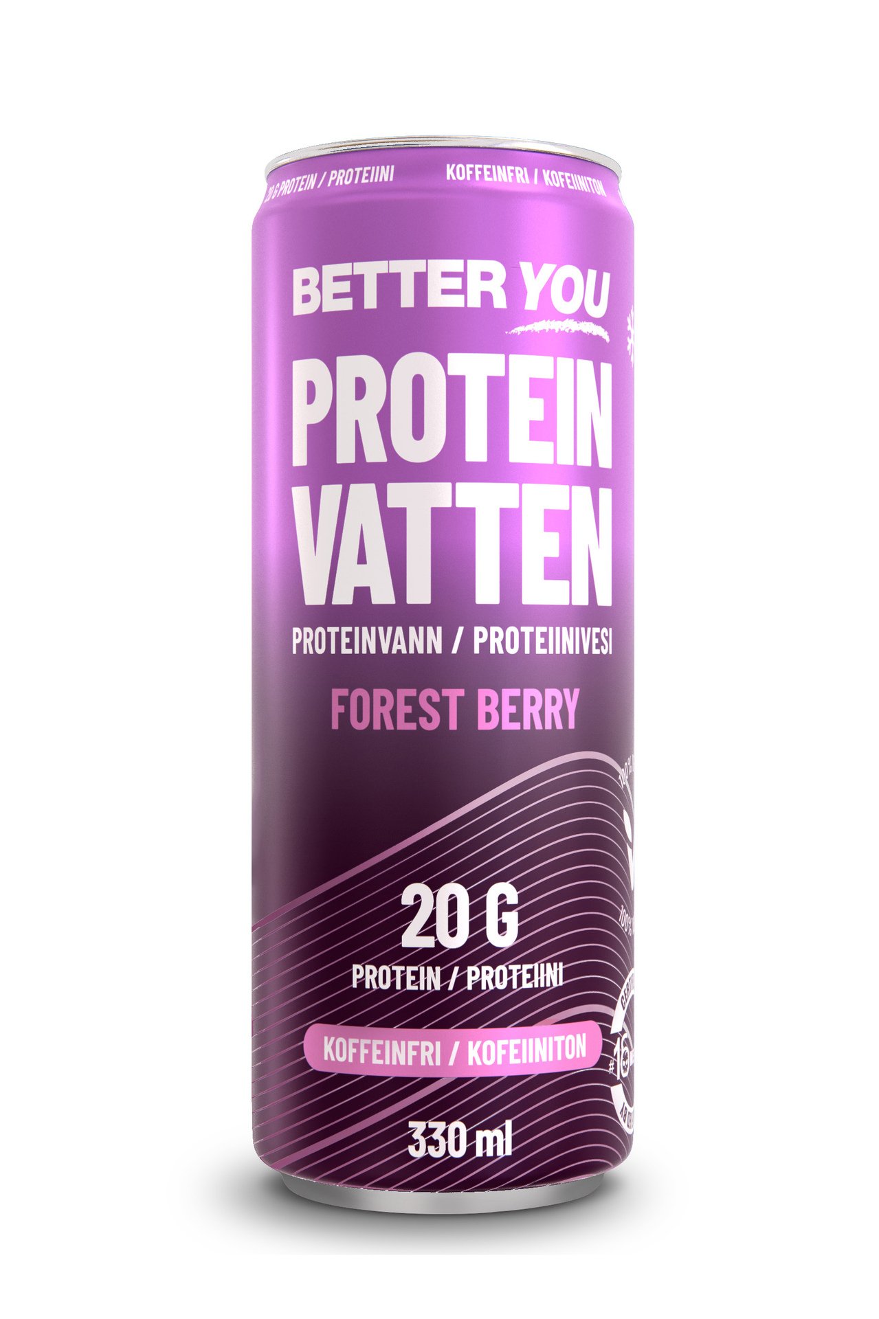 Better You Proteinvatten Forest Berry Koffeinfri 330 ml