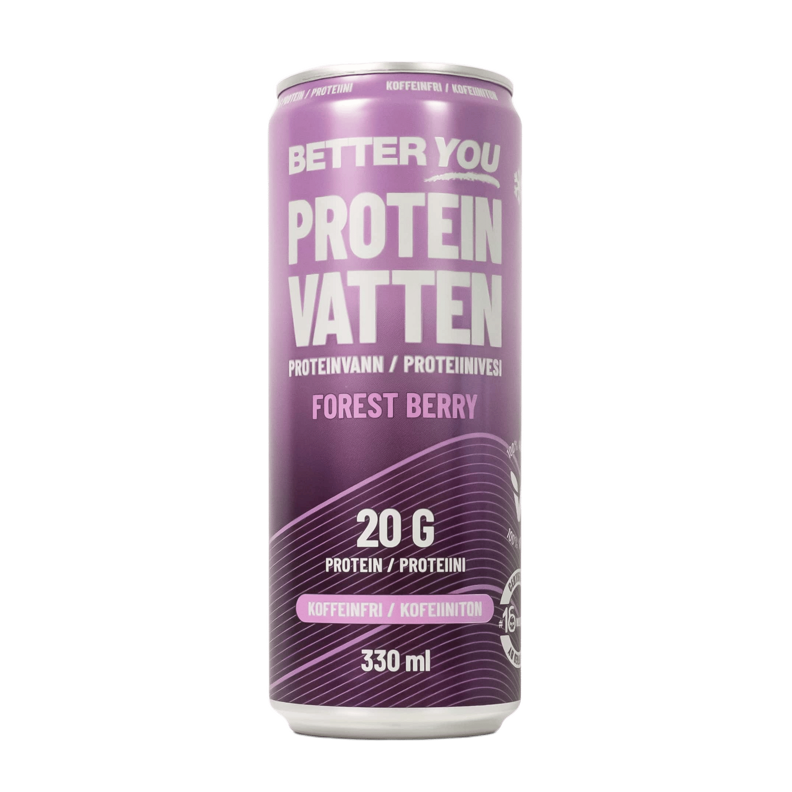 Better You Proteinvatten Forest Berry Koffeinfri 330 ml