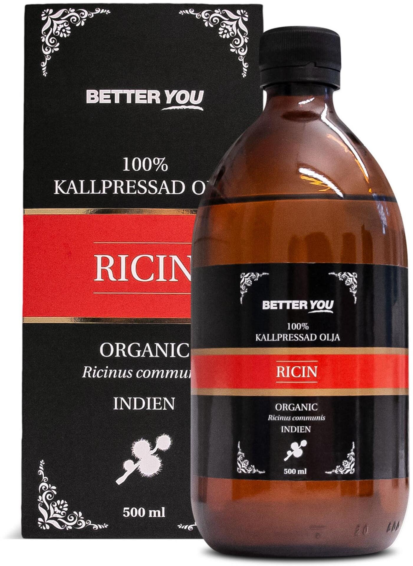 Better You Ricinolja EKO Kallpressad 500 ml