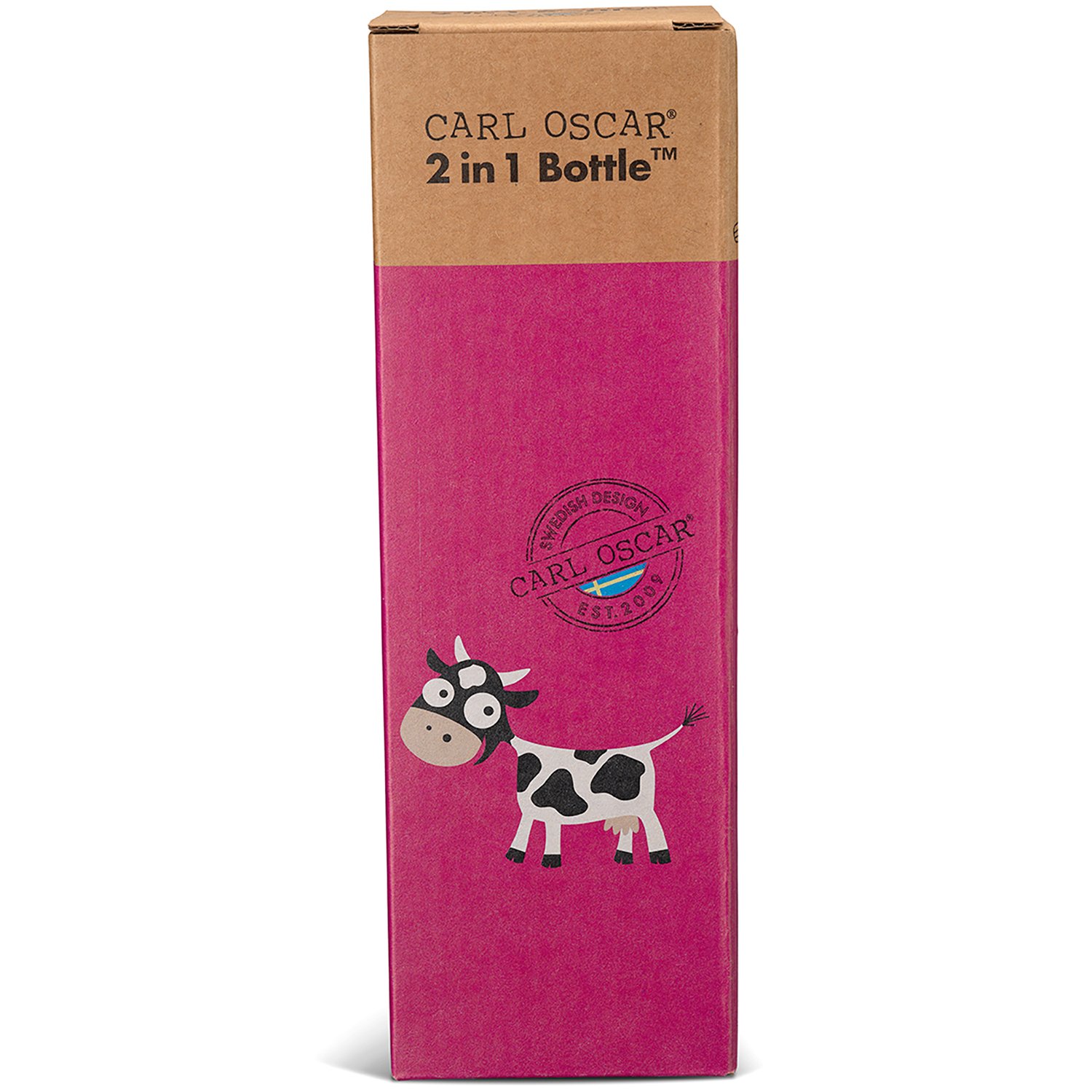 Carl Oscar 2 i 1 Barnflaska Cerise 1 st