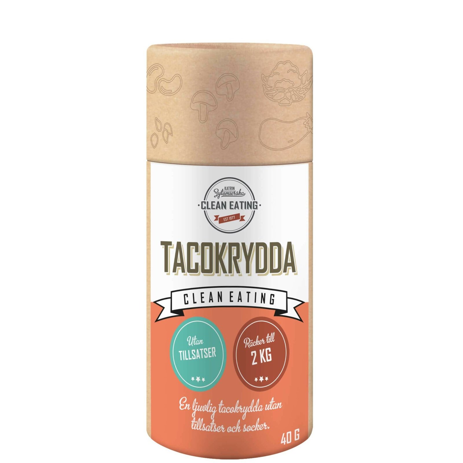 Clean Eating Tacokrydda 40 g