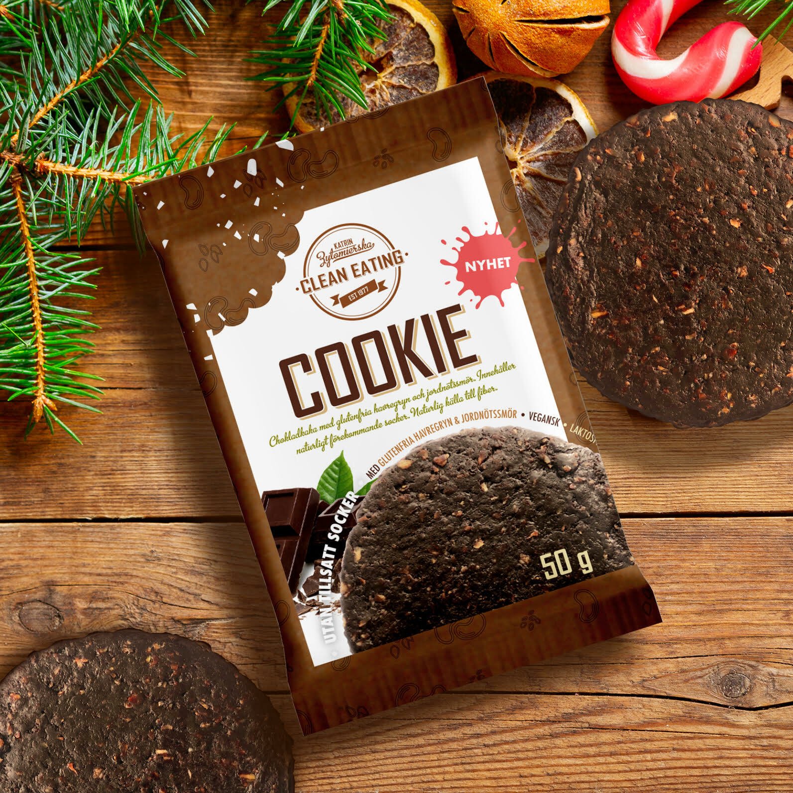 Clean Eating Cookie Choklad 50 g