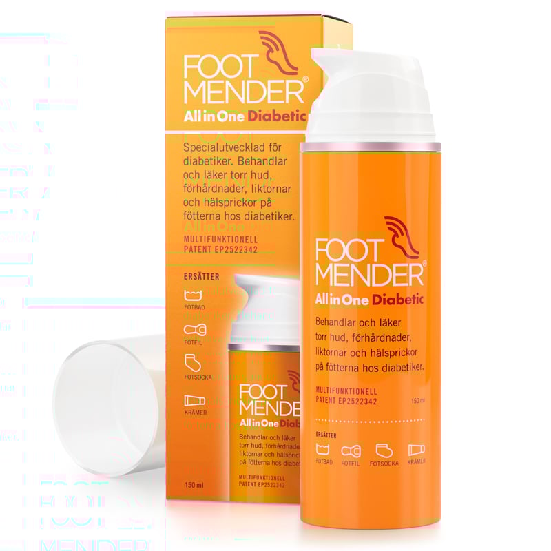 Footmender All In One Fotkräm för diabetiker 150 ml