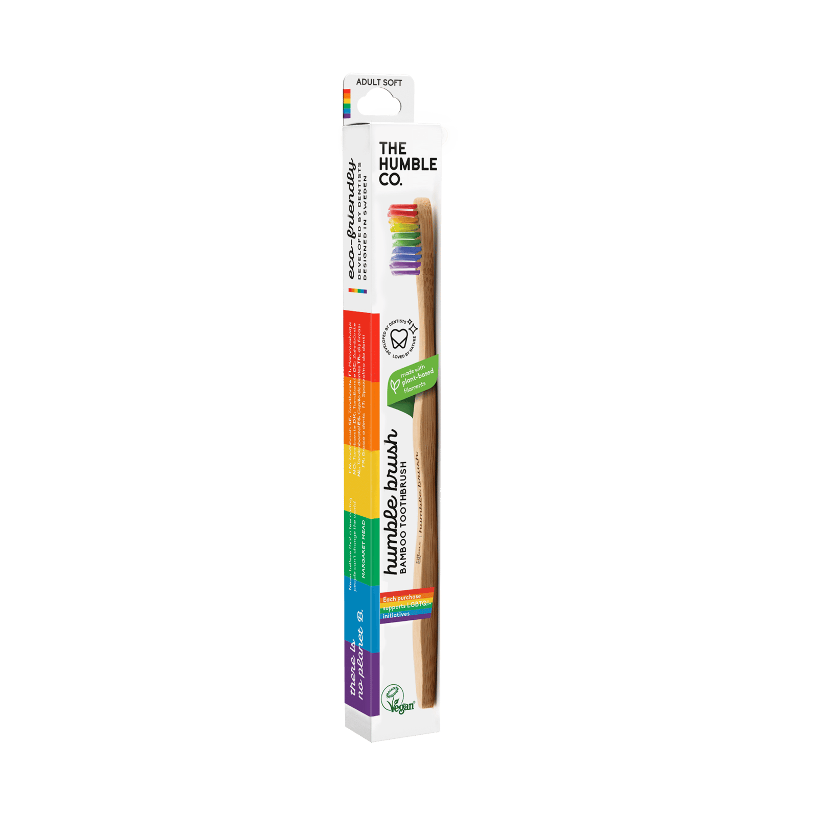 The Humble Co. Humble Brush Bamboo Toothbrush Adult Proud Soft 1 st