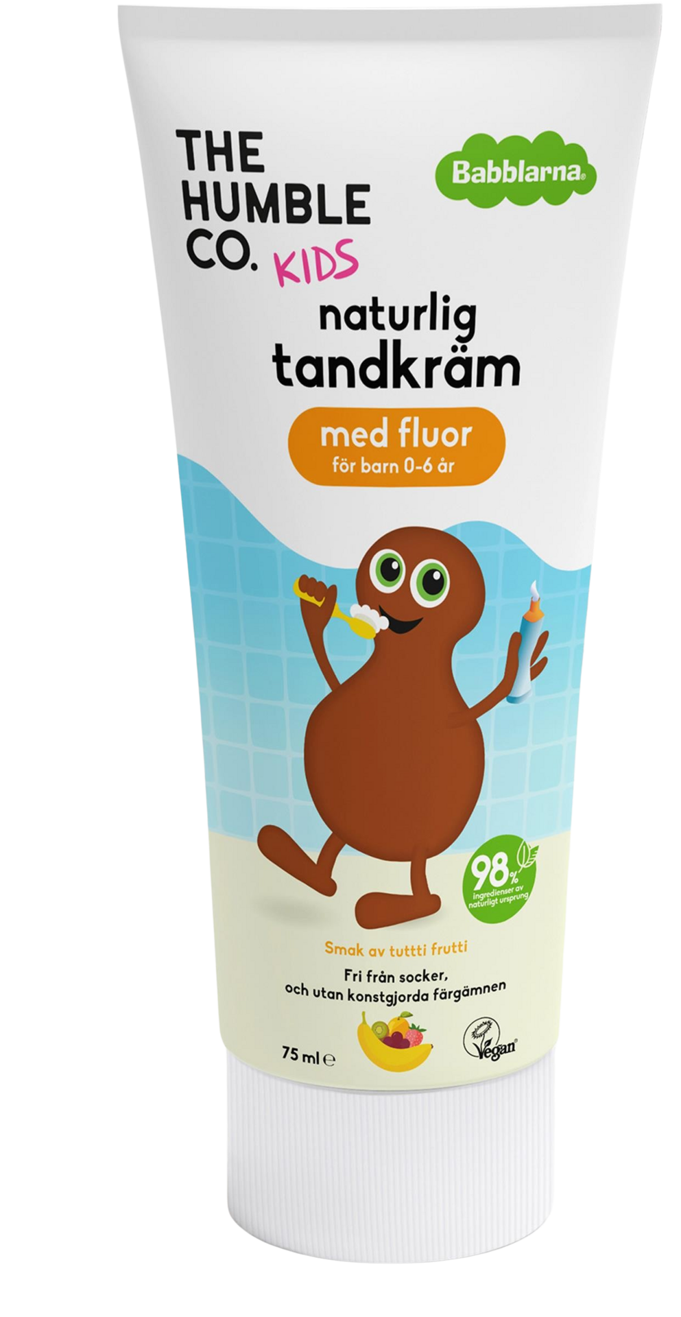 Babblarna Tandkräm Tutti Frutti med Flour 6 mån-6 år 75 ml