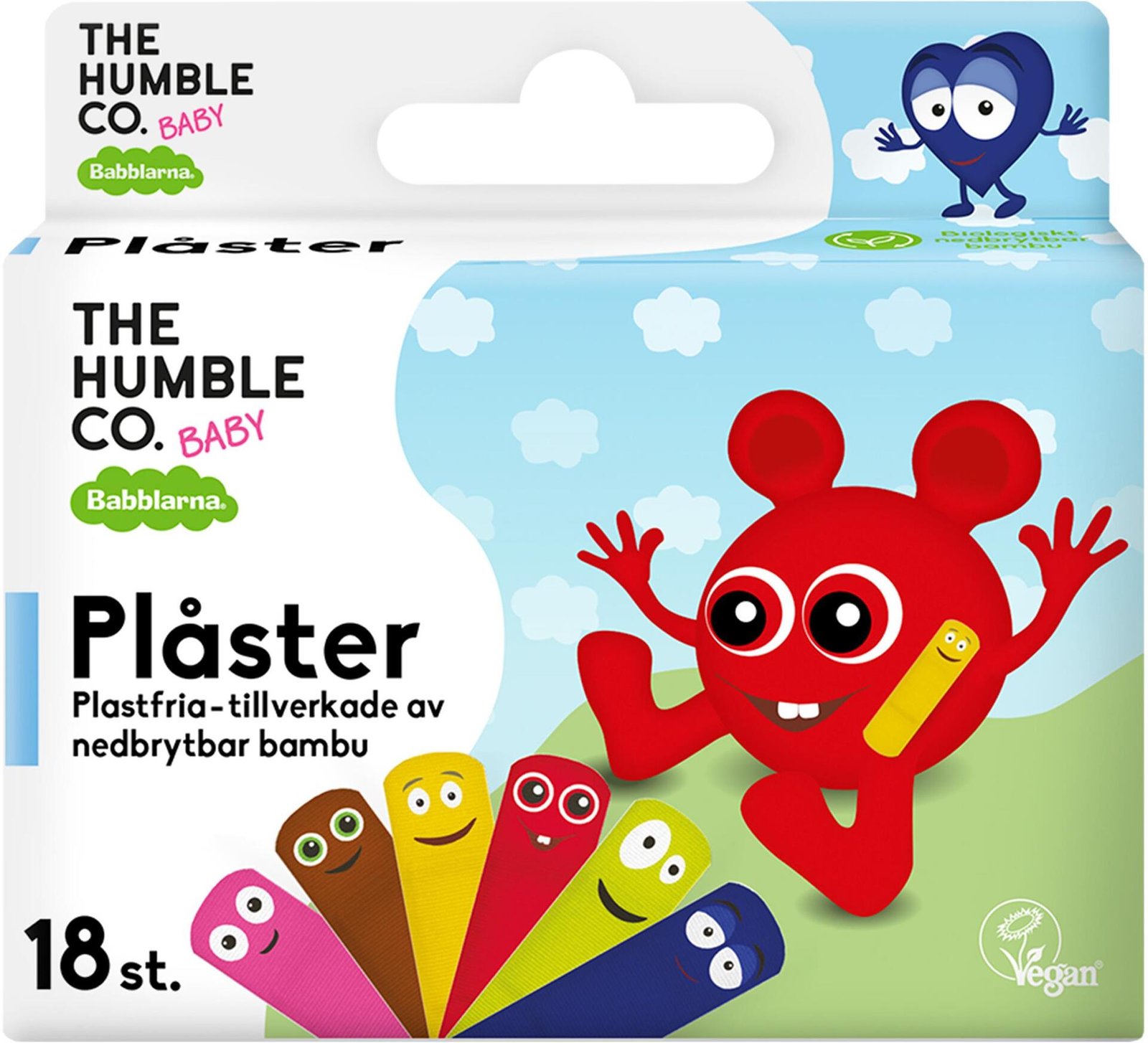 Babblarna Plåster Bambu 18 st