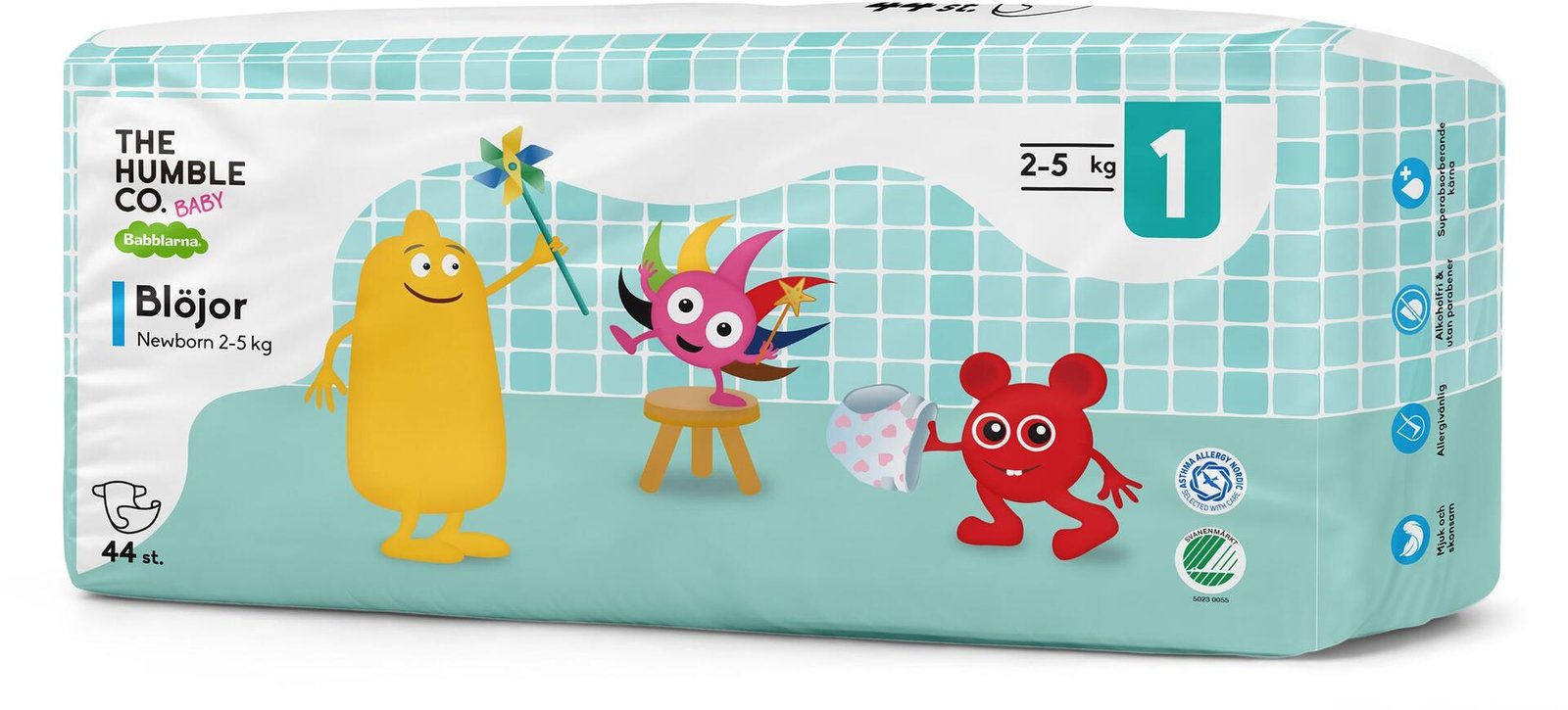 Babblarna Blöja Storlek 1 Newborn 2–5 kg