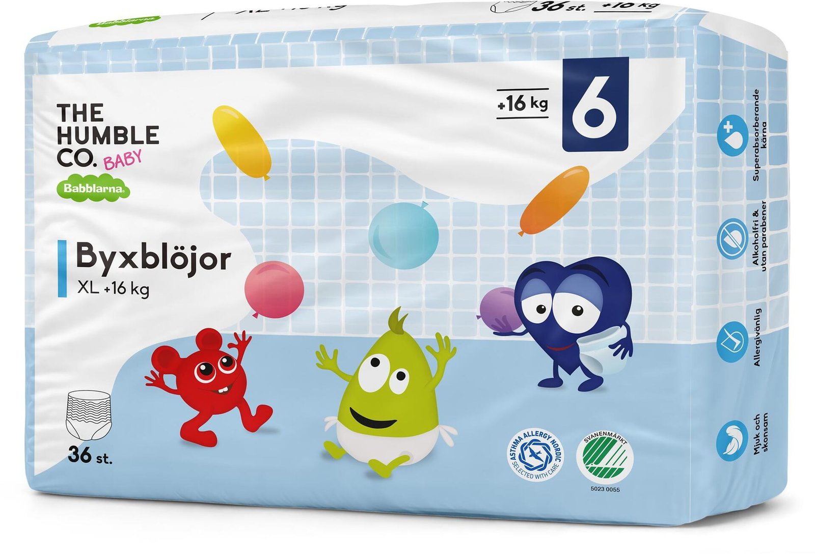 Babblarna Byxblöja Storlek 6 XL +16 kg