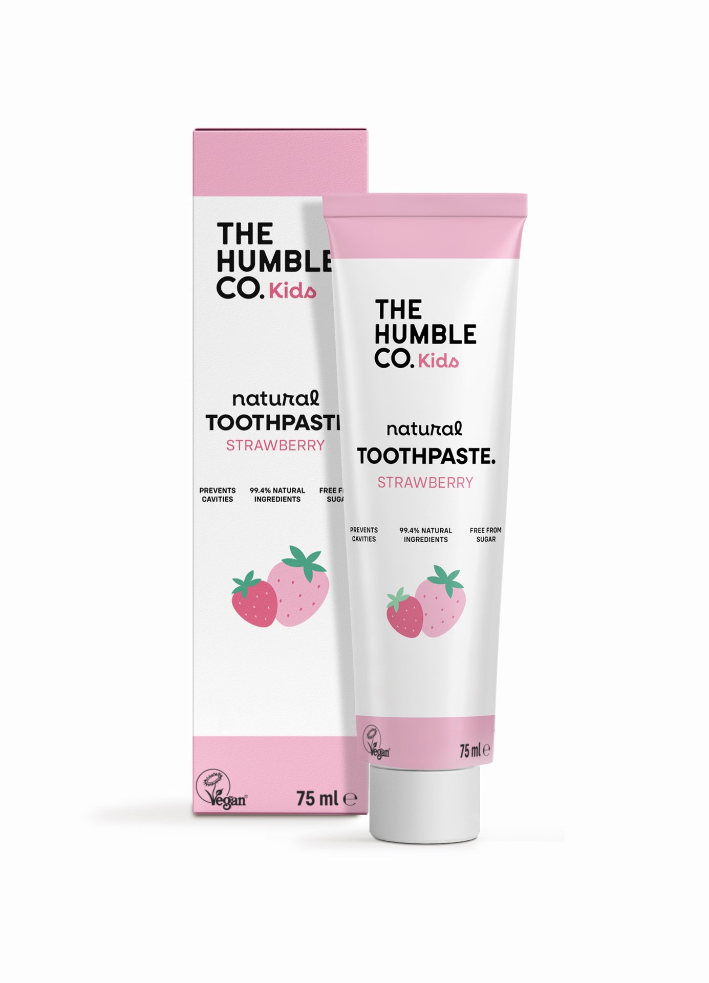 The Humble Co. Toothpaste Kids Strawberry Cosmos Natural 75 ml