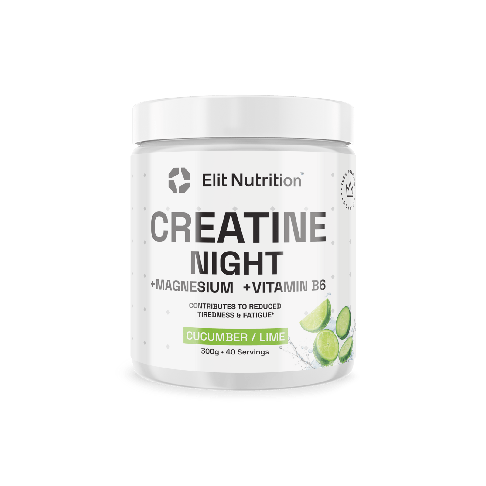 Elit Nutrition Kreatin Night med Magnesium + Vitamin B6 300 g
