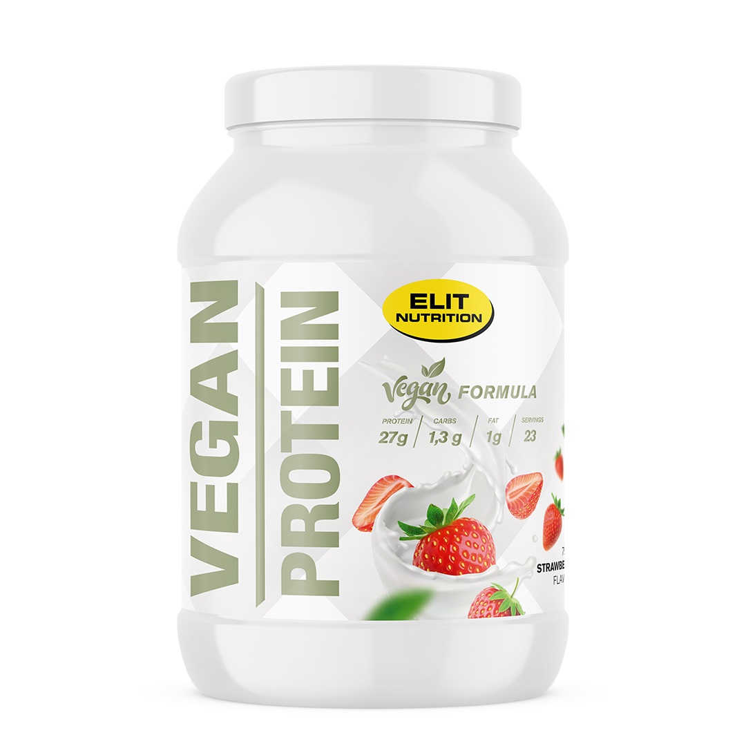 Elit Nutrition Vegan Protein Laktosfri Strawberry 750 g