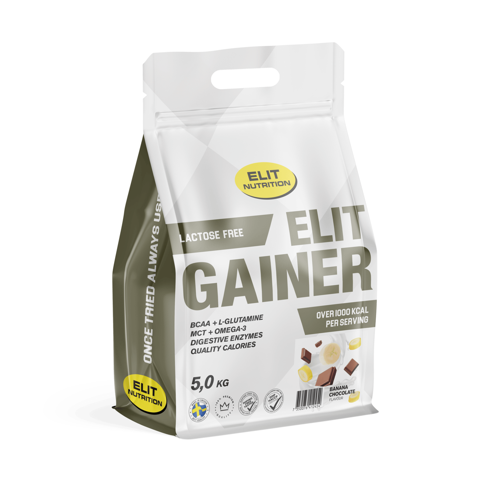 Elit Nutrition Gainer Laktosfri Banana Chocolate 5000 g