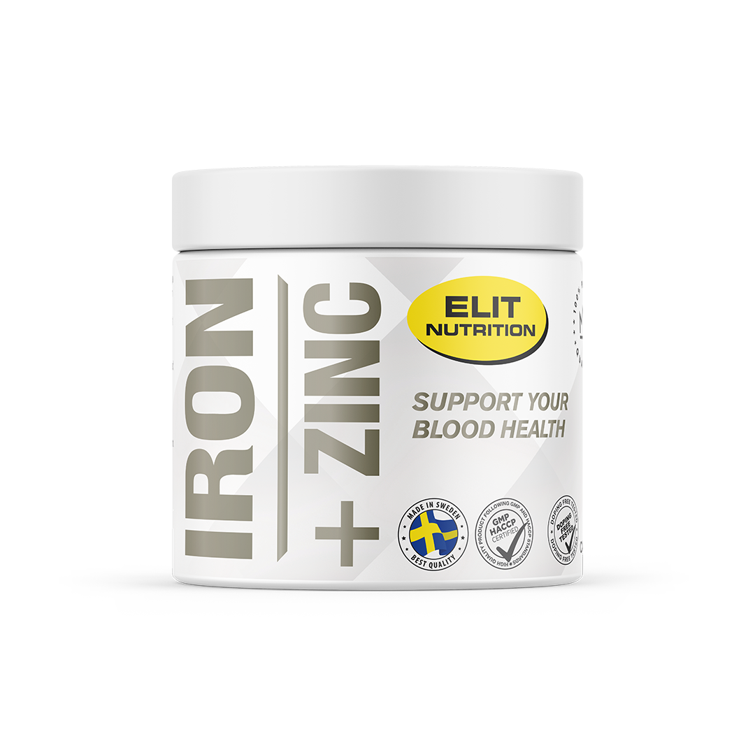 Elit Nutrition Järn + Zink 60 kapslar