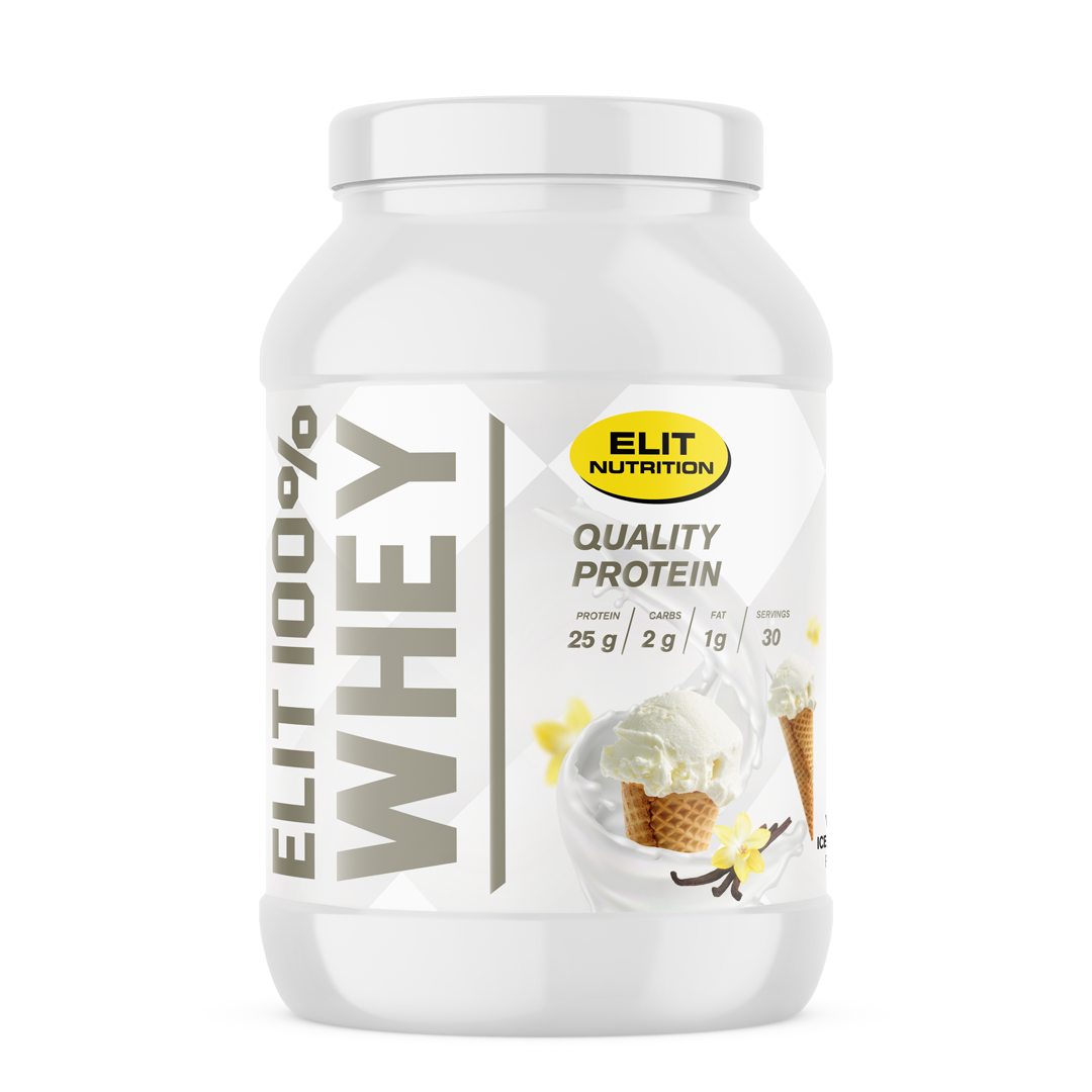 Elit Nutrition 100% Whey Vanilla Ice Cream Laktosfri 900 g