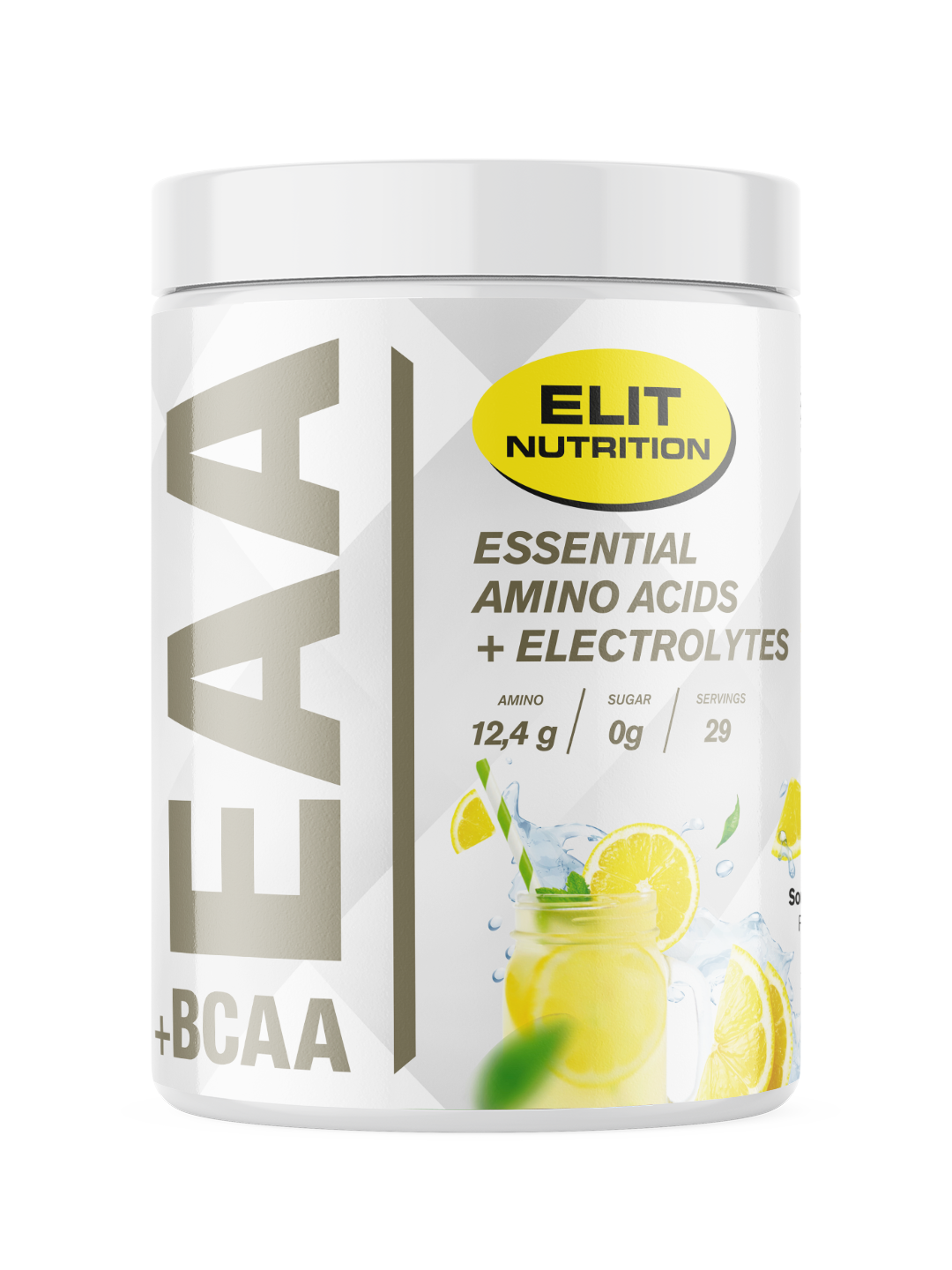 Elit Nutrition EAA + BCAA Med Elektrolyter Sour Lemon 400 g
