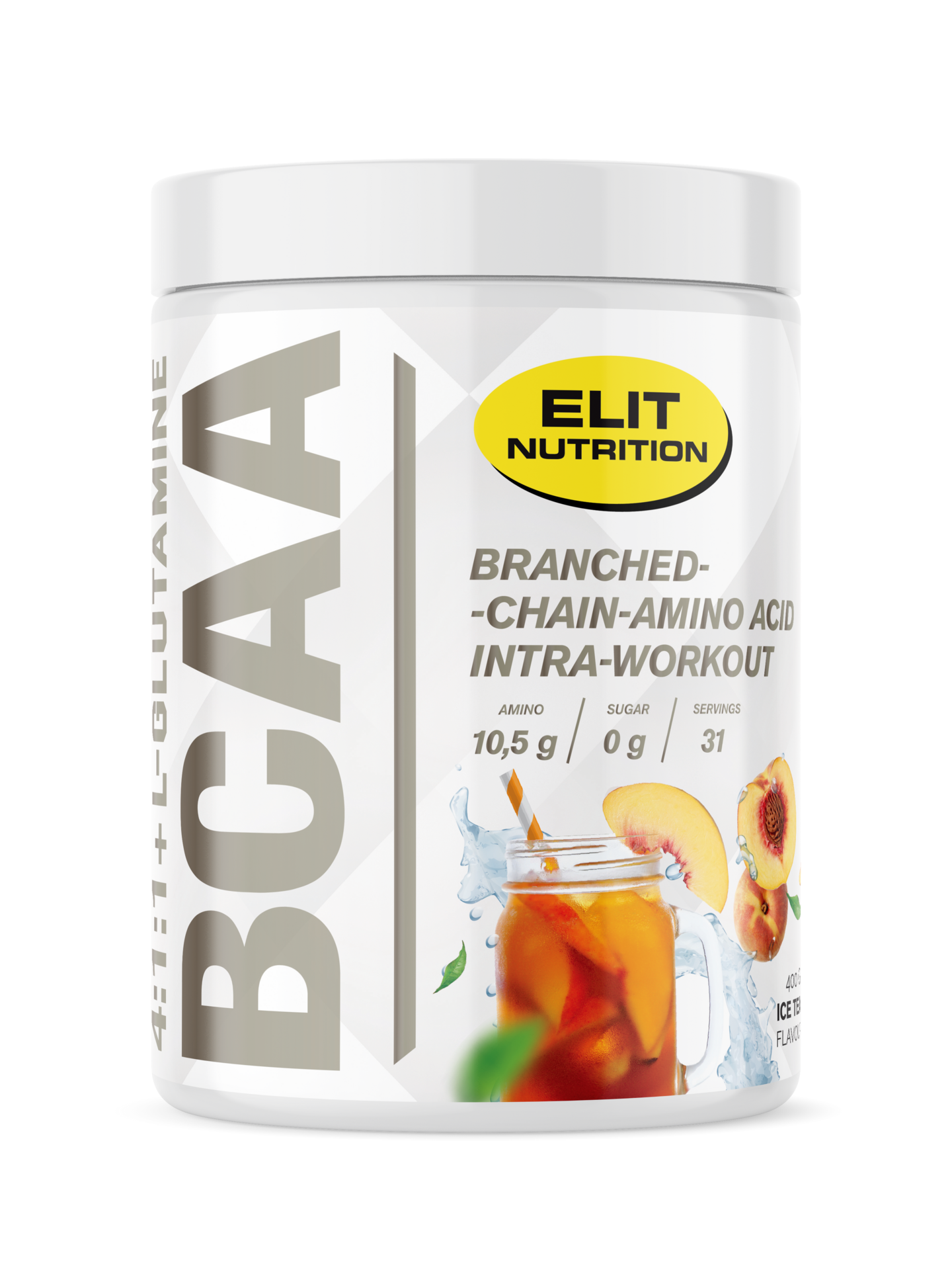 Elit Nutrition BCAA 4:1:1 + L-glutamine Ice Tea 400 g