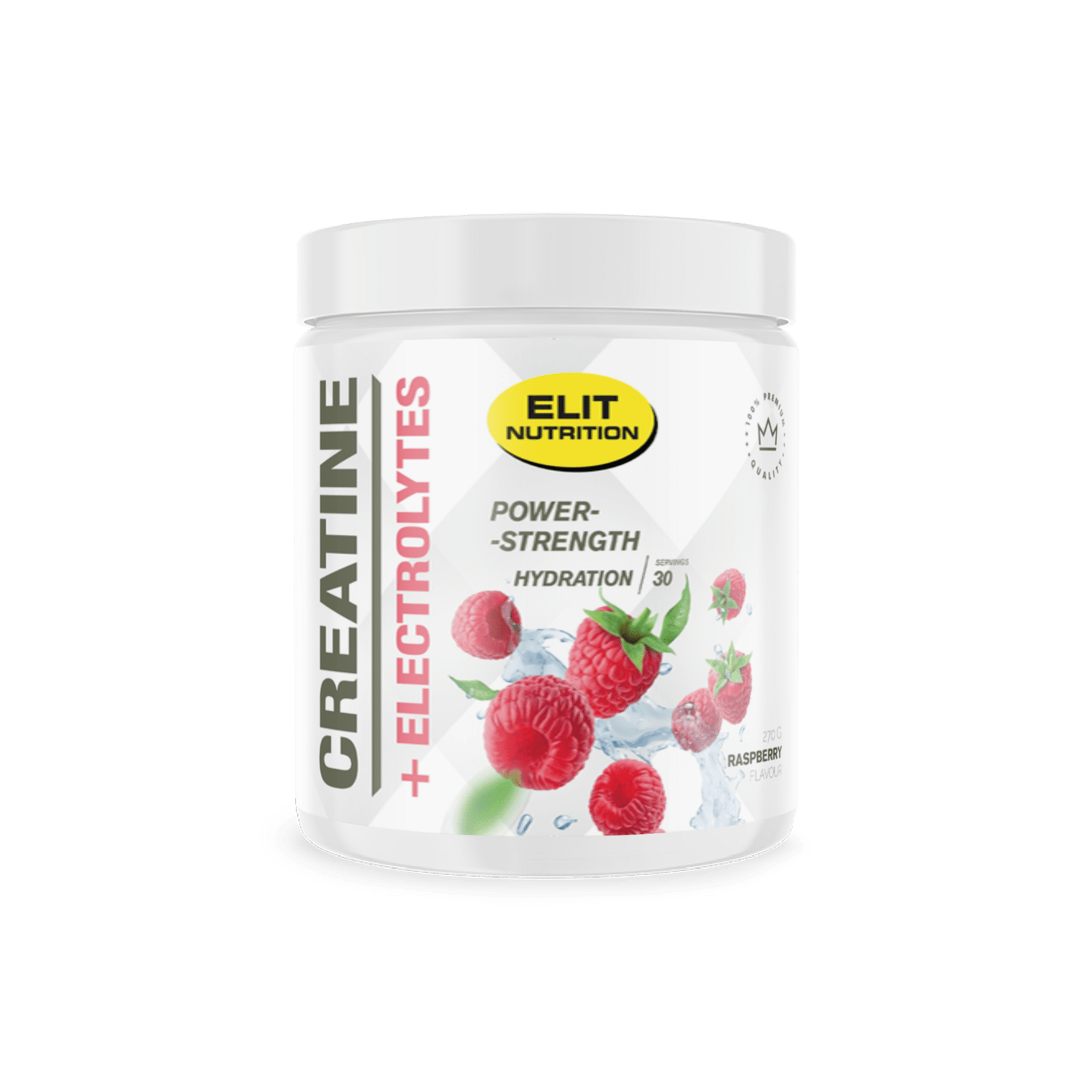 Elit Nutrition Kreatin + Elektrolyer Raspberry 300 g