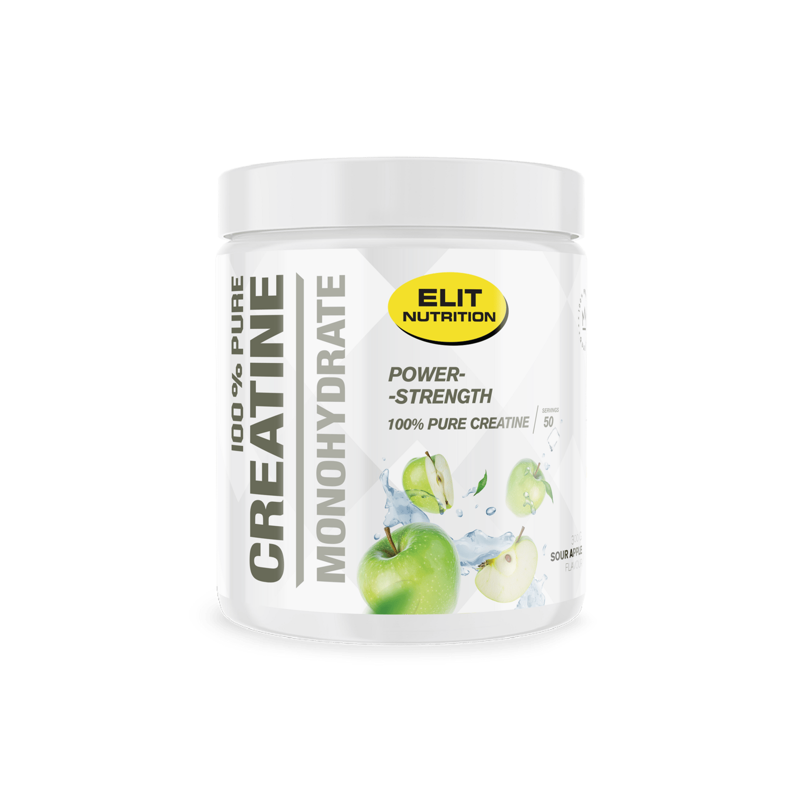 Elit Nutrition 100% Kreatin Monohydrat Sur Äpple 300 g