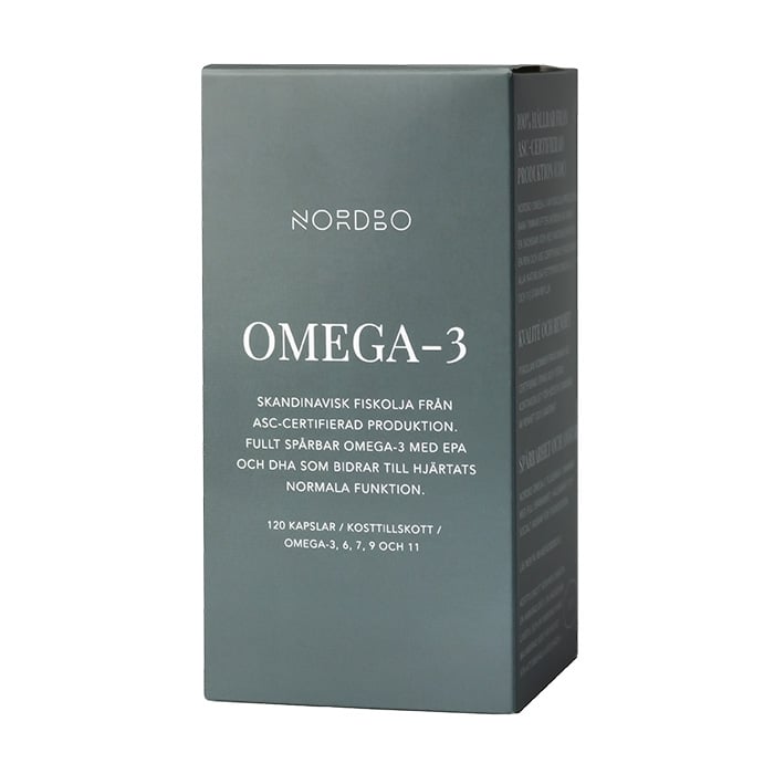 Nordbo Omega-3 120 kapslar