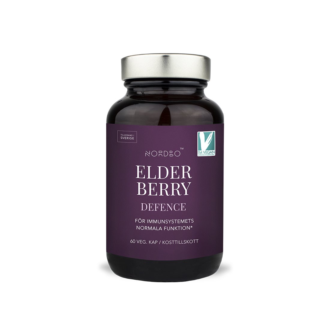 Nordbo Elderberry Defence 60 kapslar