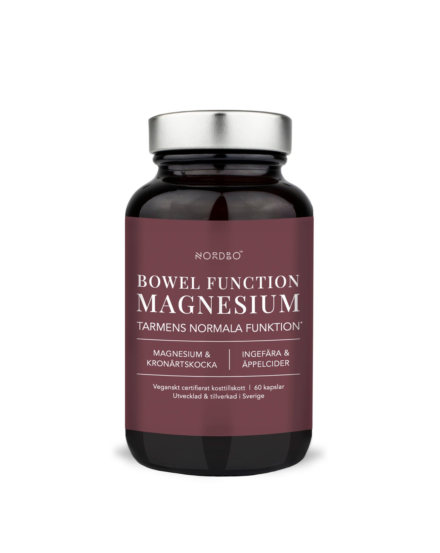 Nordbo Bowel Function Magnesium 60 kapslar