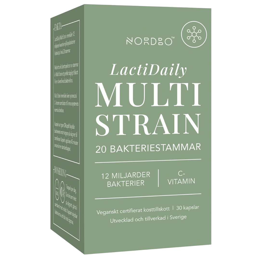 Nordbo LactiDaily Multi Strain 30 kapslar