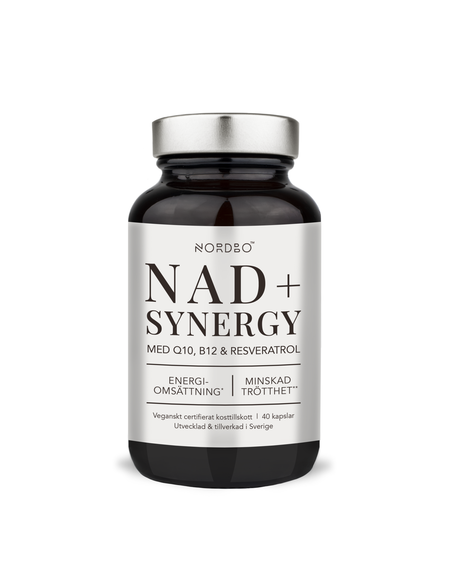 Nordbo NAD+ Synergy 40 kapslar