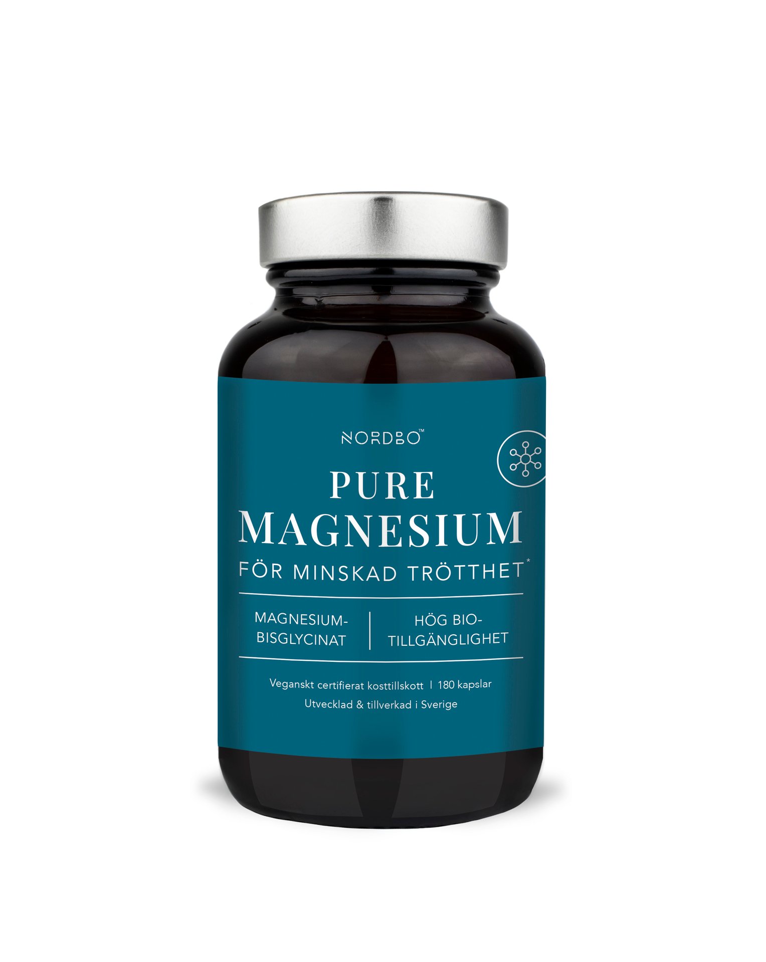 Nordbo Pure Magnesium 180 kapslar