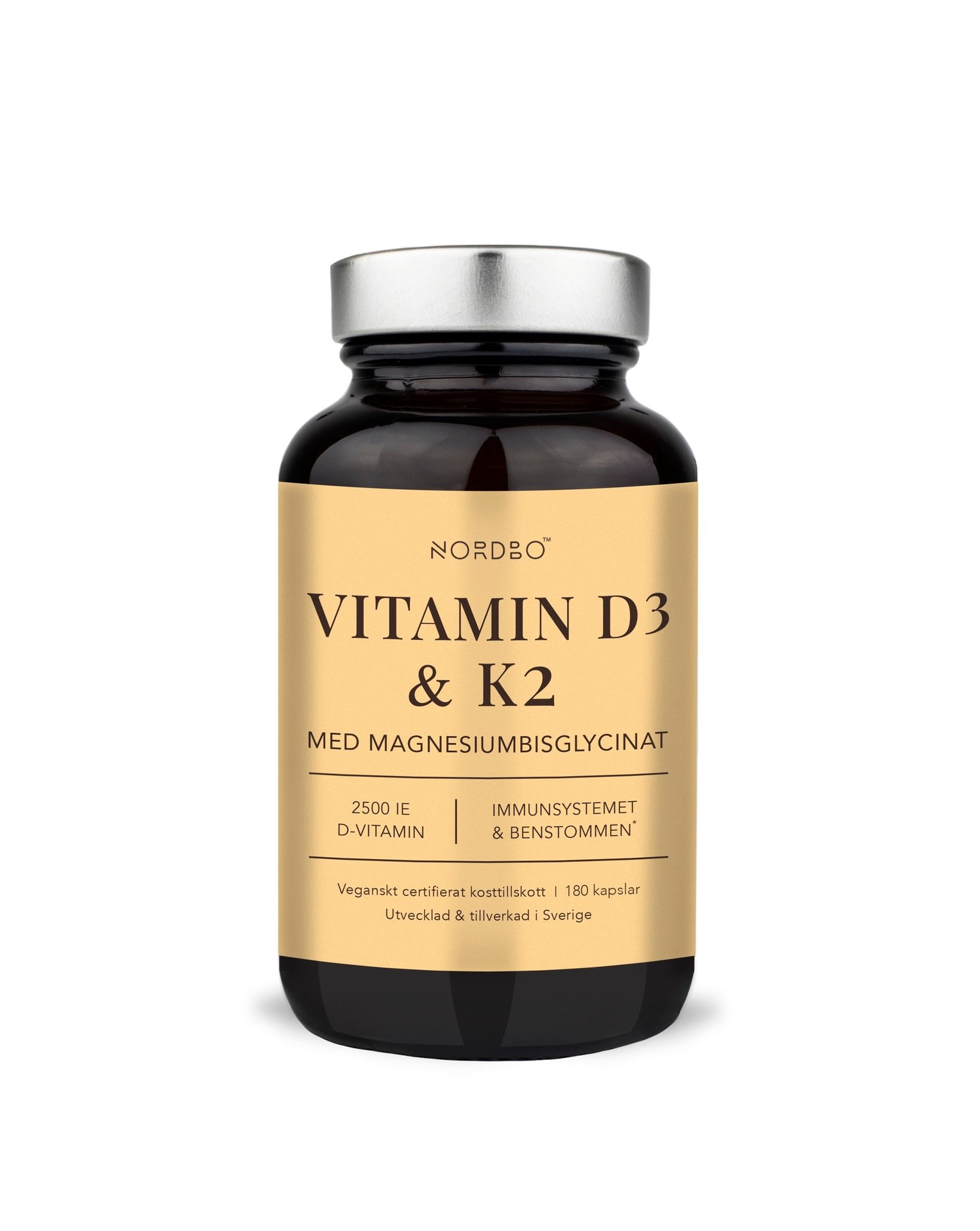 Nordbo D3 & K2 180 kapslar
