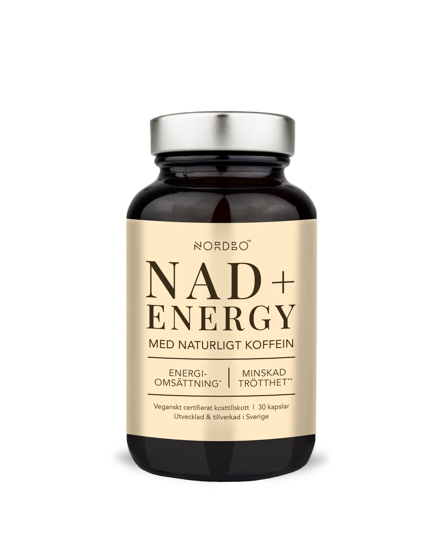 Nordbo NAD+ Energy 30 kapslar